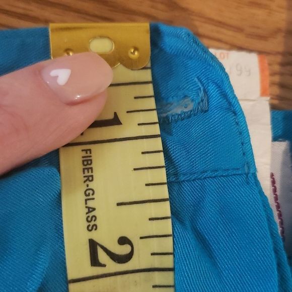 Louben Retro Vintage Pleated Blue Skirt 4 6 8 10 - Picture 9 of 9